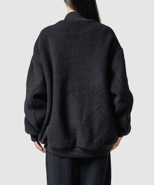 WOOL FLEECE MELTON COAT