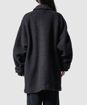 WOOL FLEECE MELTON COAT