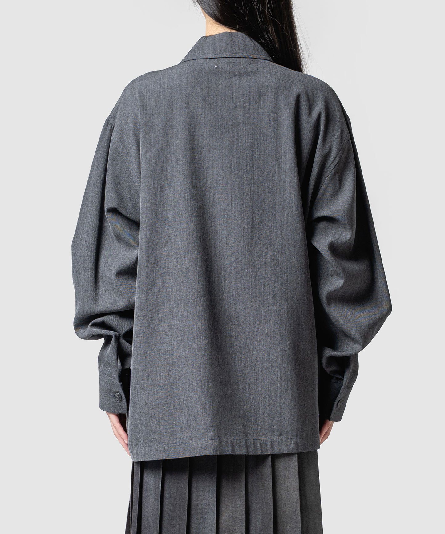 CLEAR WOOL TWILL JACKET