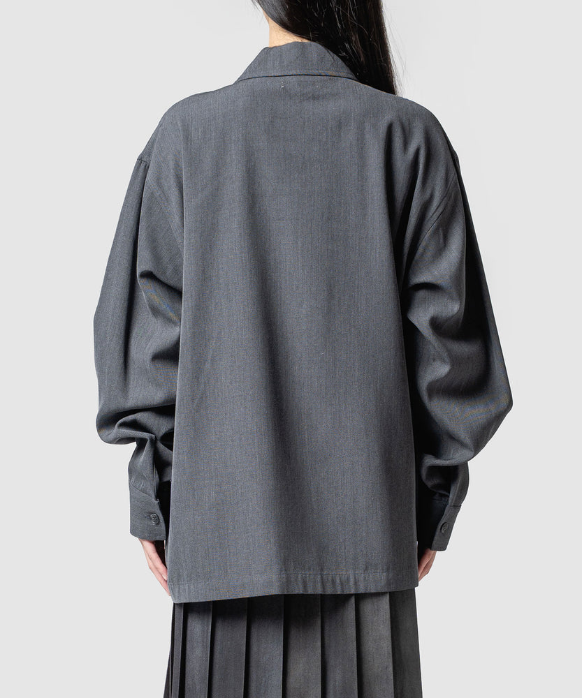 CLEAR WOOL TWILL JKT