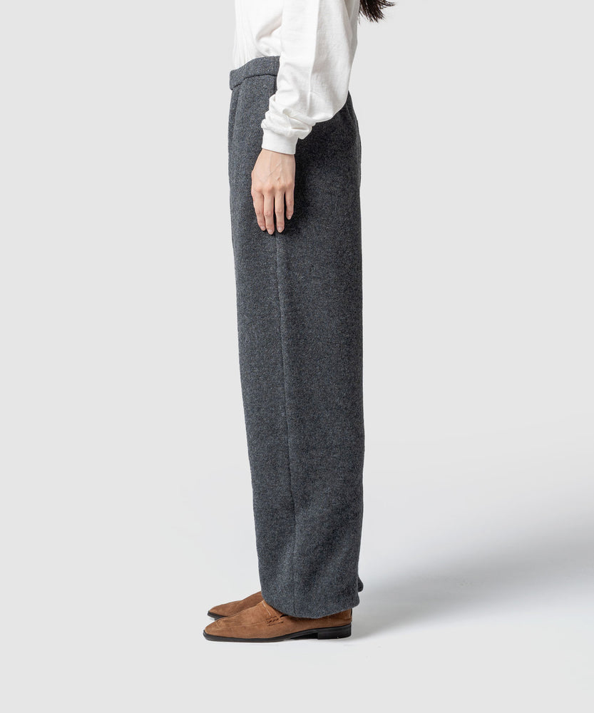 WOOL TERRY KNIT PANTS