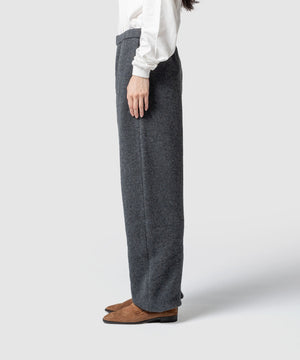WOOL TERRY KNIT PANTS