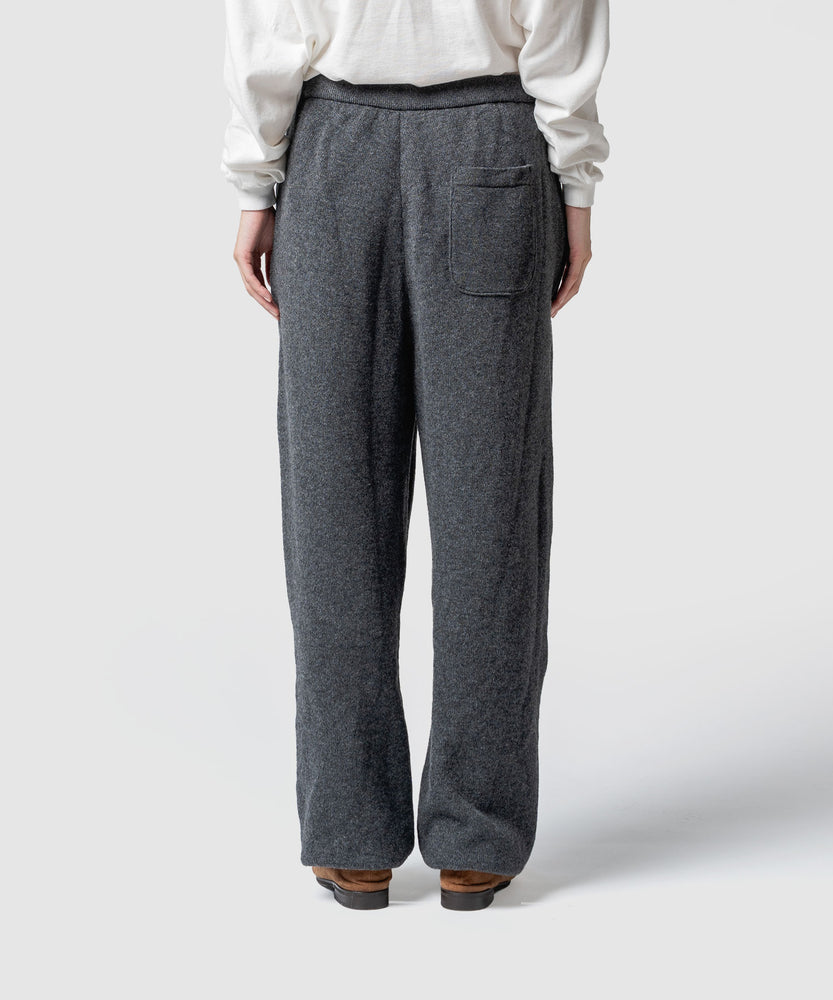 WOOL TERRY KNIT PANTS