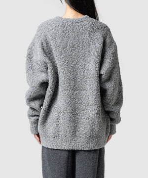 FUR WOOL KNIT CARDIGAN