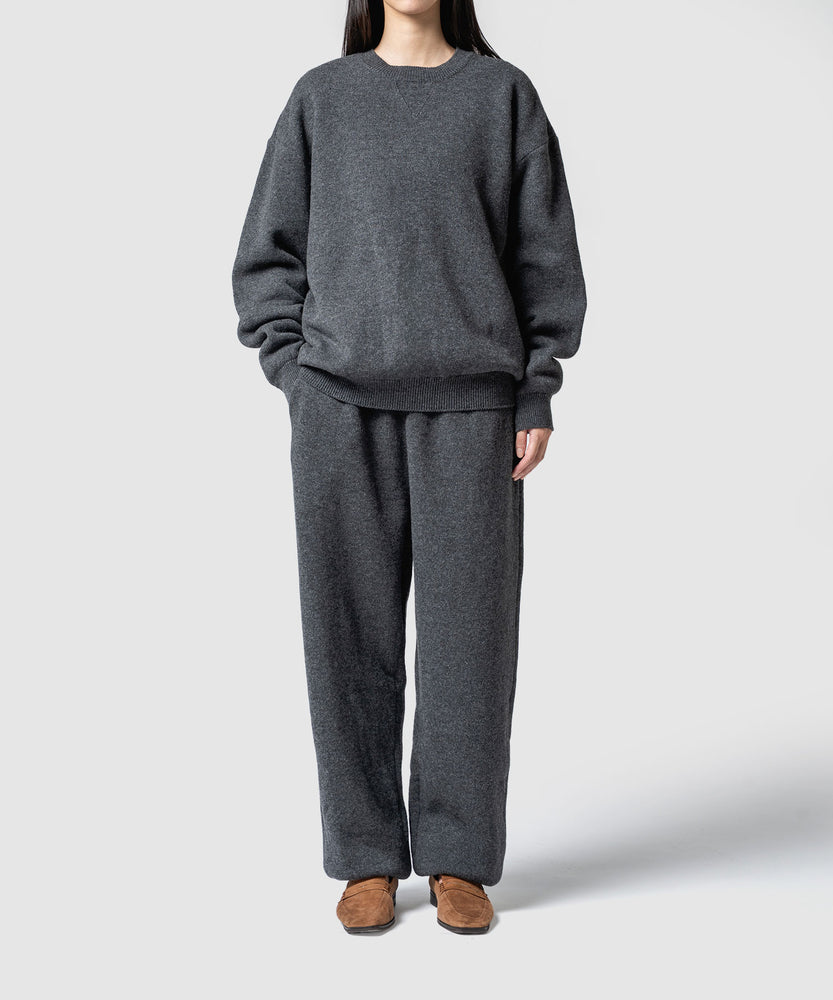 WOOL TERRY SWEATER