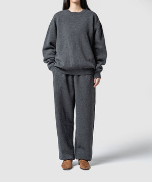 WOOL TERRY SWEATER