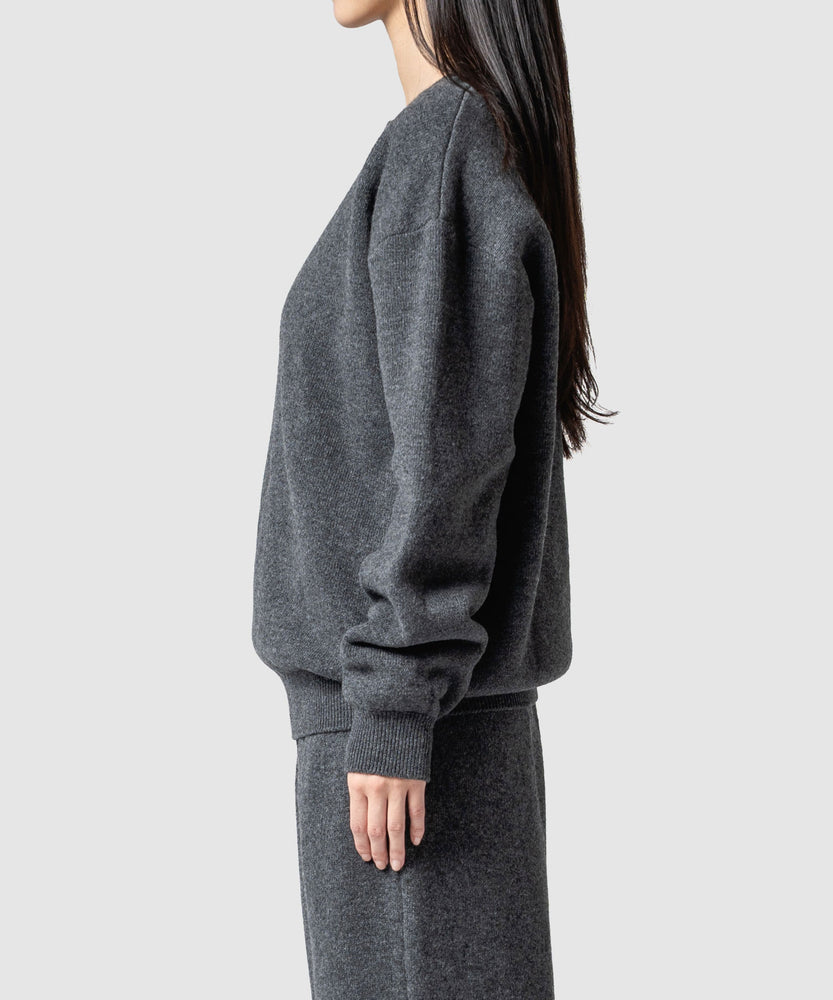 WOOL TERRY SWEATER