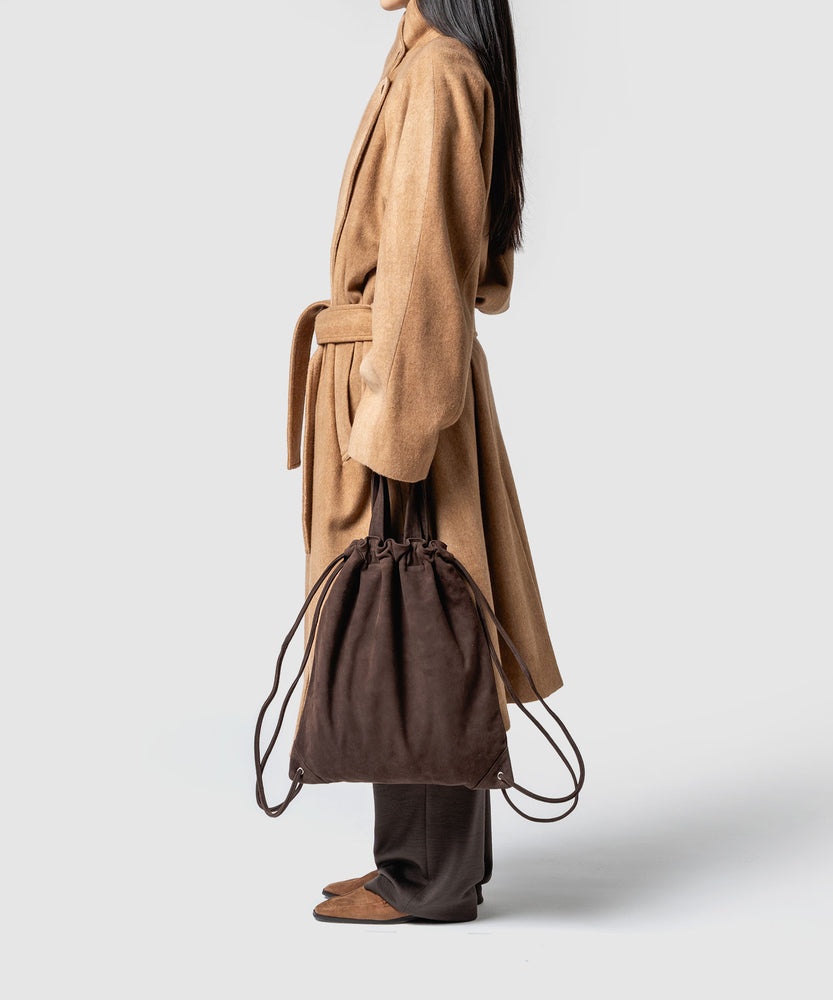 LEATHER KNAPSACK
