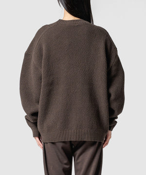 CABLE WOOL KNIT SWEATER