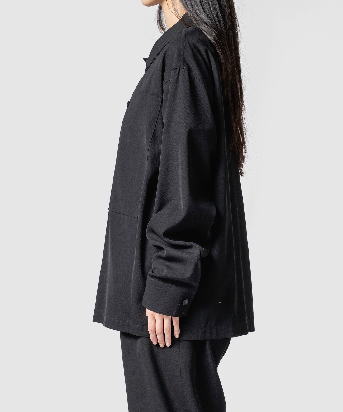 CLEAR WOOL TWILL JACKET