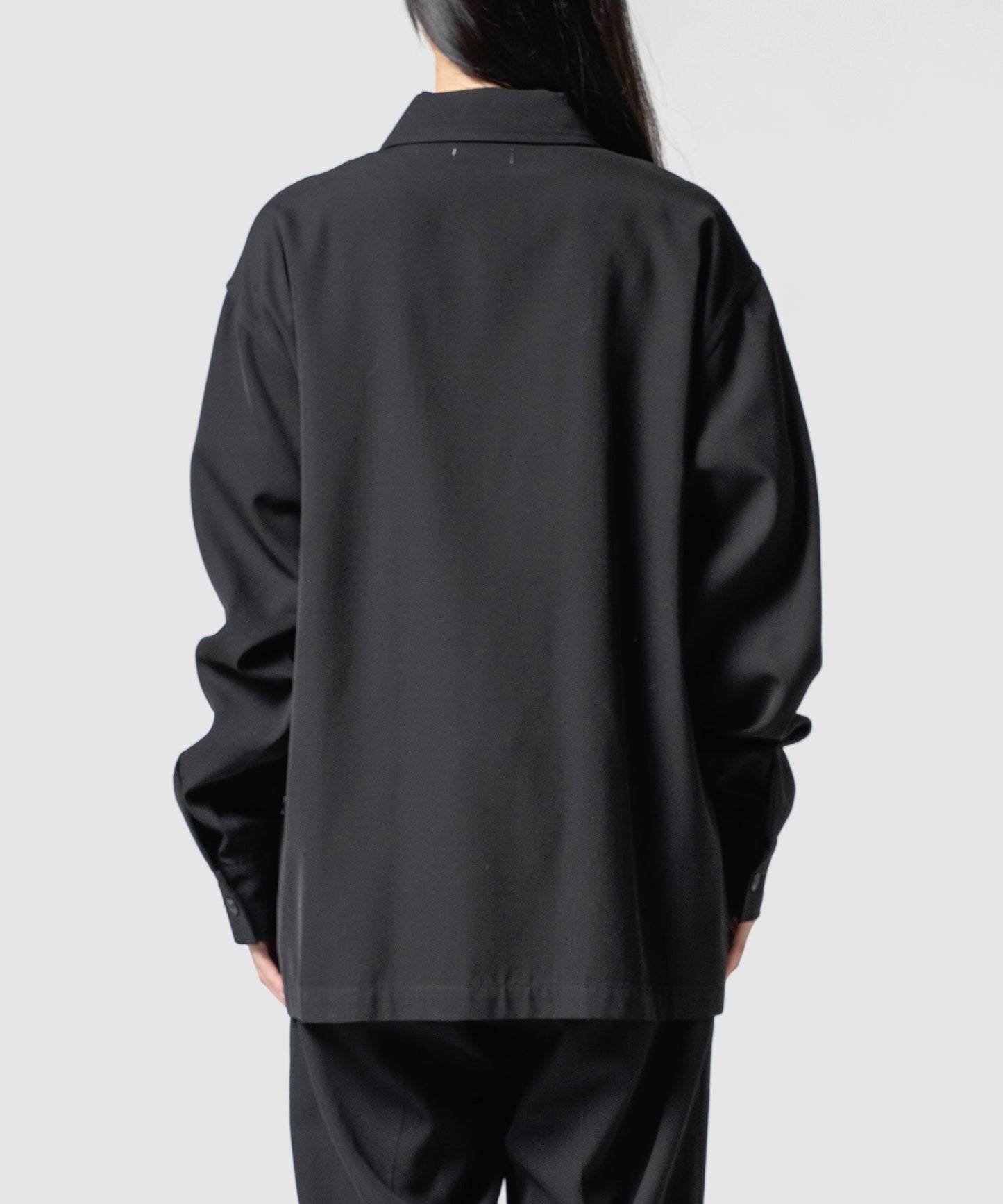 CLEAR WOOL TWILL JACKET