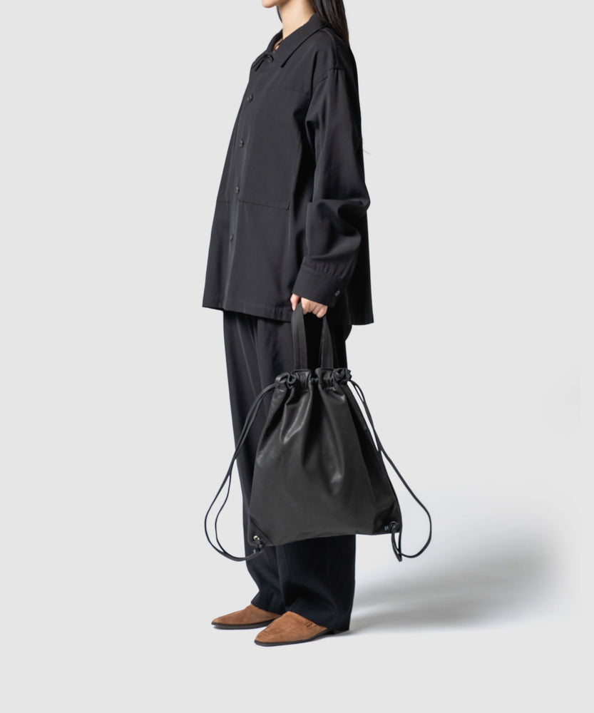 LEATHER KNAPSACK
