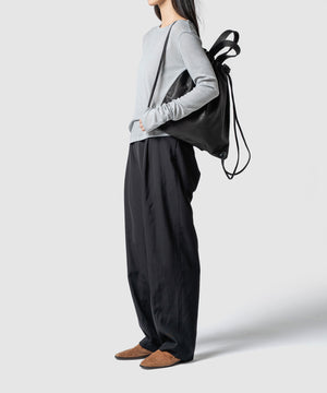 LEATHER KNAPSACK