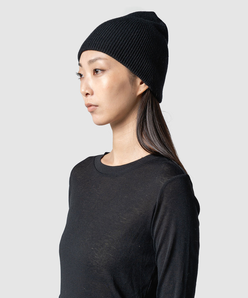 WOOL KNIT BEANIE