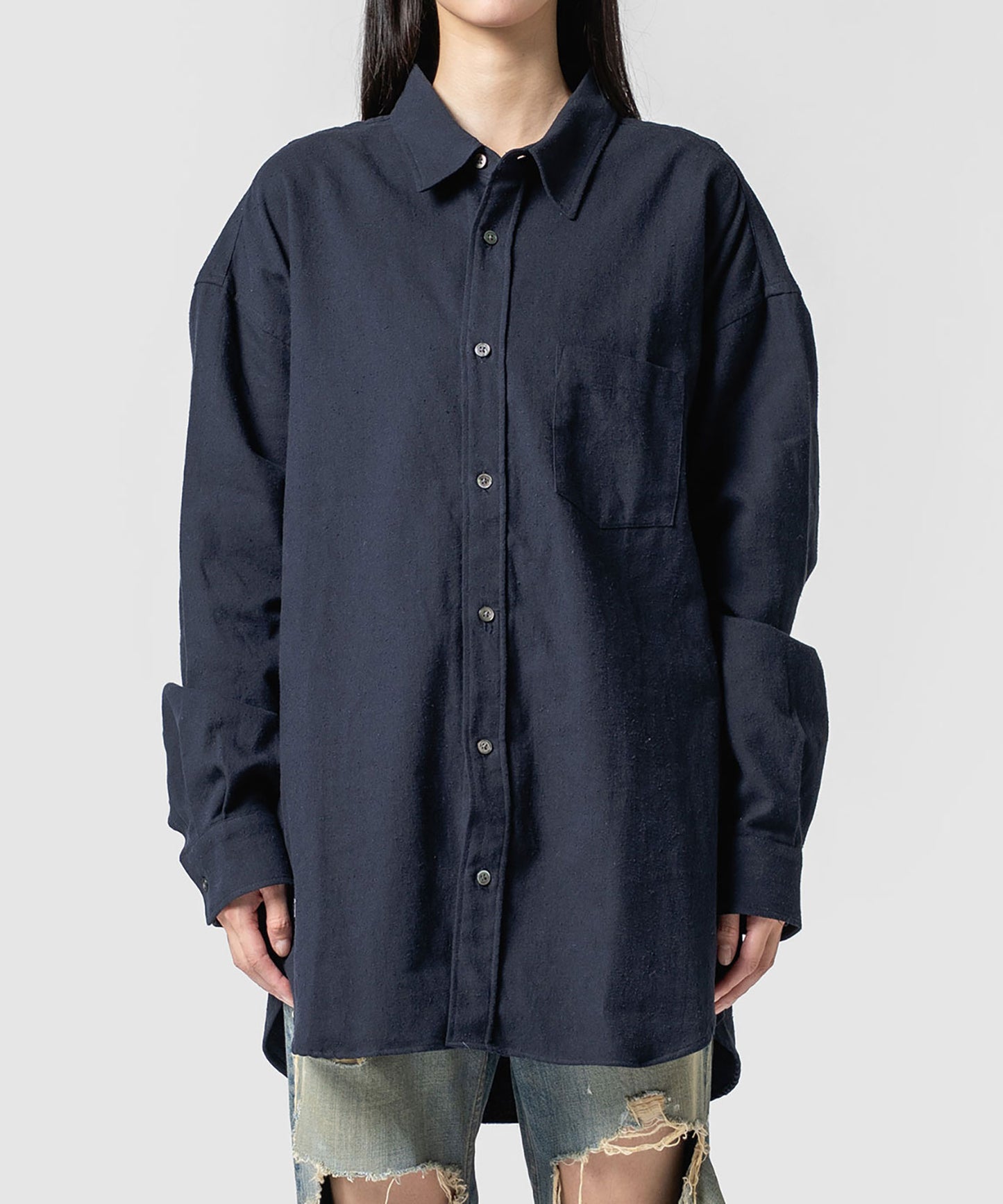 SILK NEP L/S SHIRT