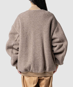 WOOL FLEECE MELTON JKT