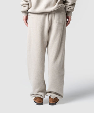 WOOL TERRY KNIT PANTS