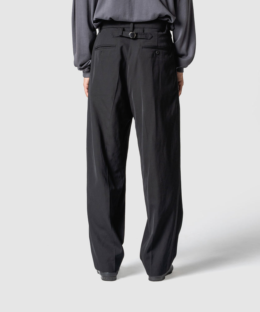 CLEAR WOOL TWILL PANTS