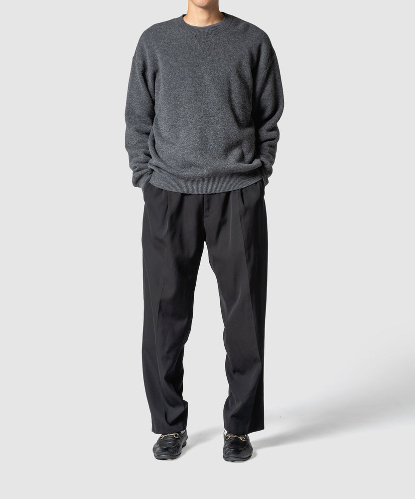 WOOL TERRY SWEATER