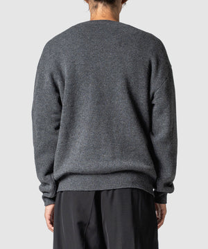 WOOL TERRY SWEATER