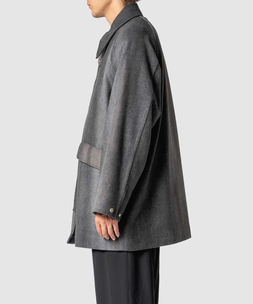 GRADATION WOOL MELTON JKT