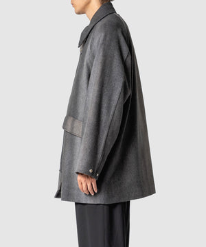 GRADATION WOOL MELTON JKT