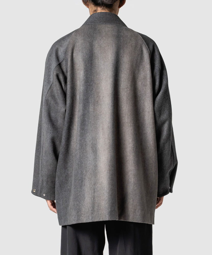 GRADATION WOOL MELTON JKT