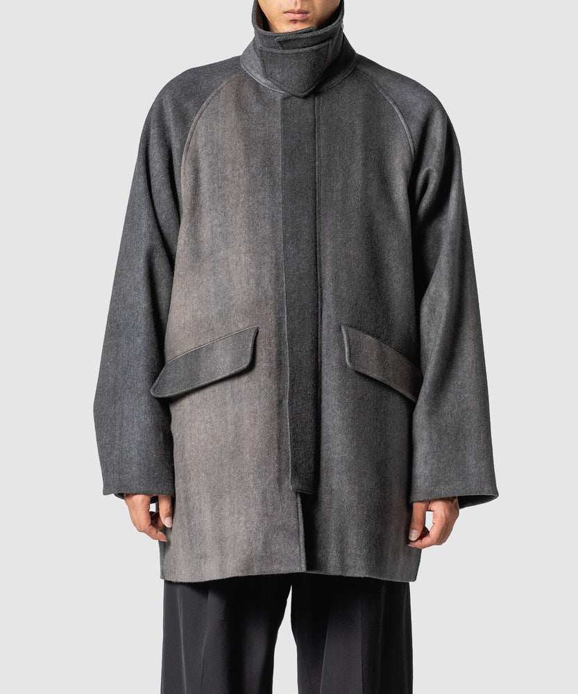 GRADATION WOOL MELTON JKT