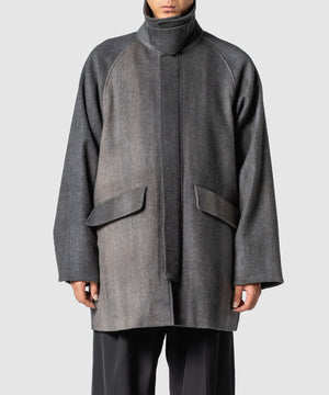 GRADATION WOOL MELTON JKT