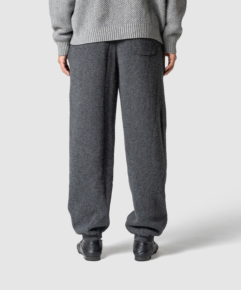 WOOL TERRY KNIT PANTS
