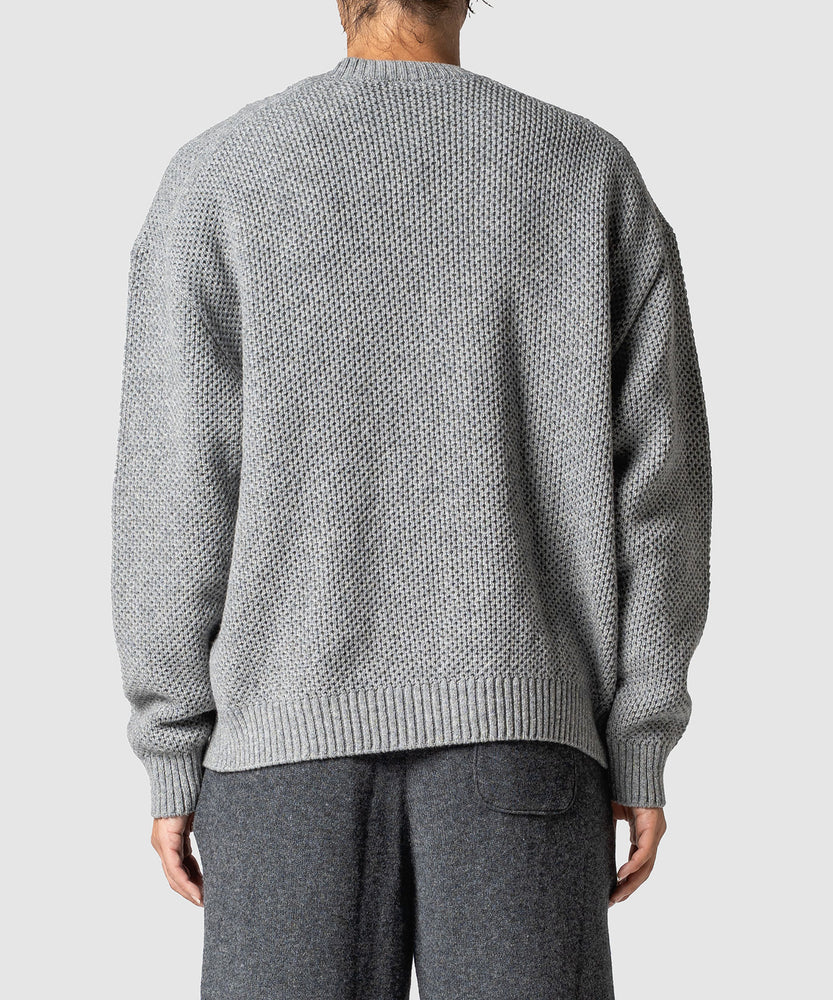 CABLE WOOL KNIT SWEATER