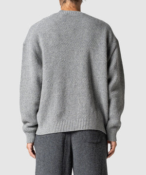 CABLE WOOL KNIT SWEATER