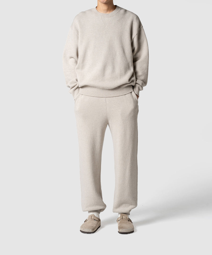 WOOL TERRY SWEATER