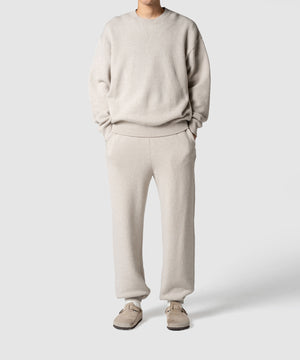 WOOL TERRY SWEATER