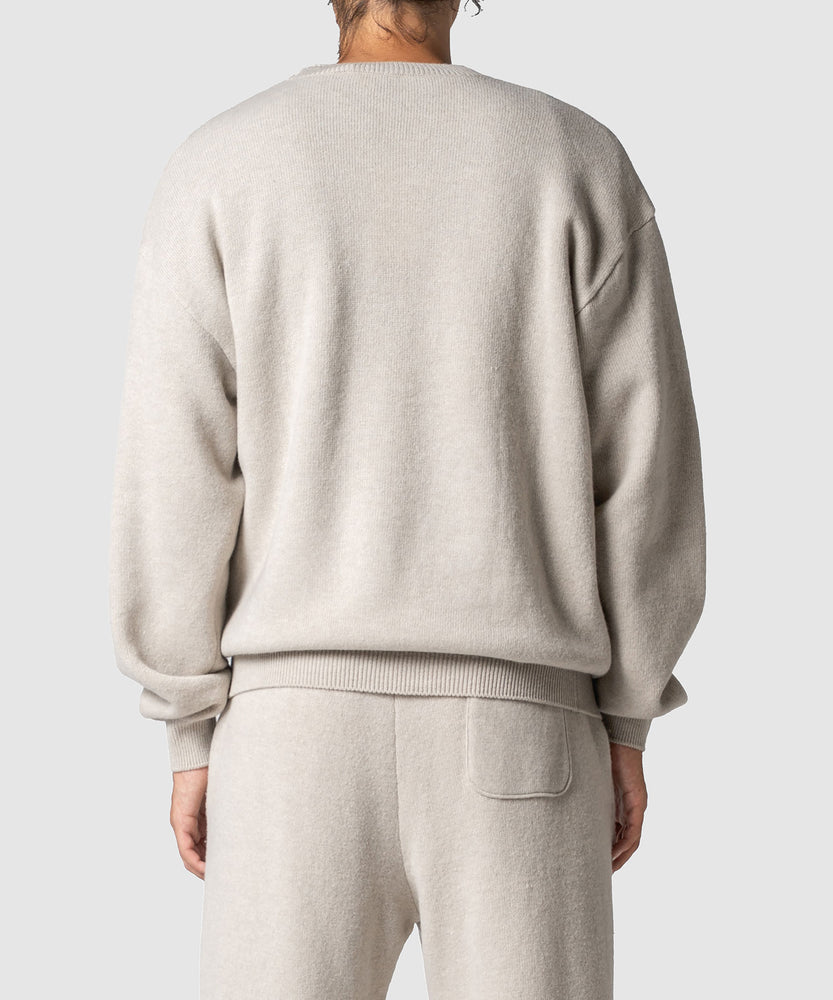 WOOL TERRY SWEATER