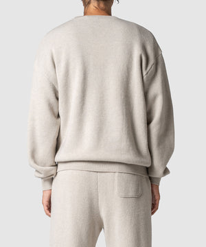 WOOL TERRY SWEATER