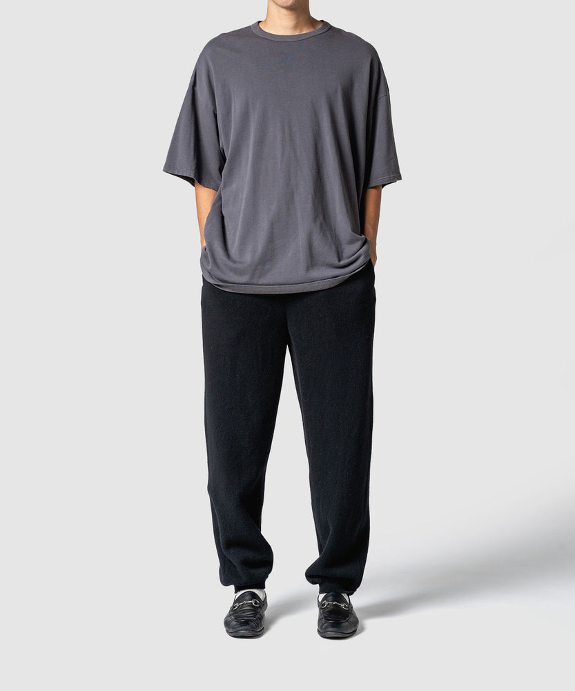 WOOL TERRY KNIT PANTS