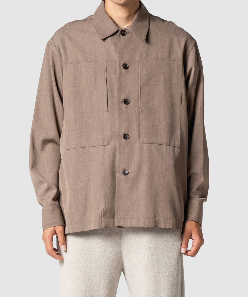 CLEAR WOOL TWILL JKT