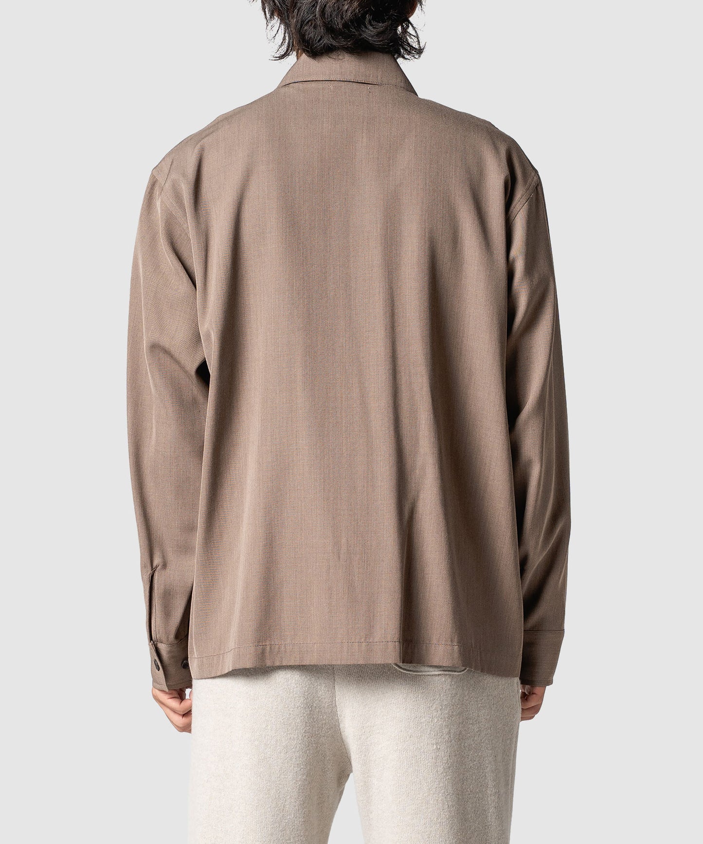 CLEAR WOOL TWILL JACKET
