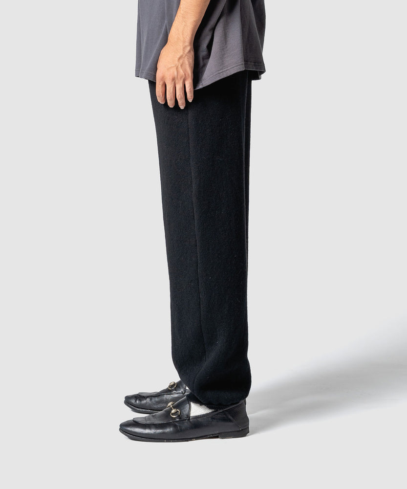 WOOL TERRY KNIT PANTS