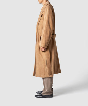GRADATION WOOL MELTON COAT