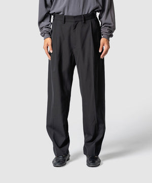 CLEAR WOOL TWILL PANTS