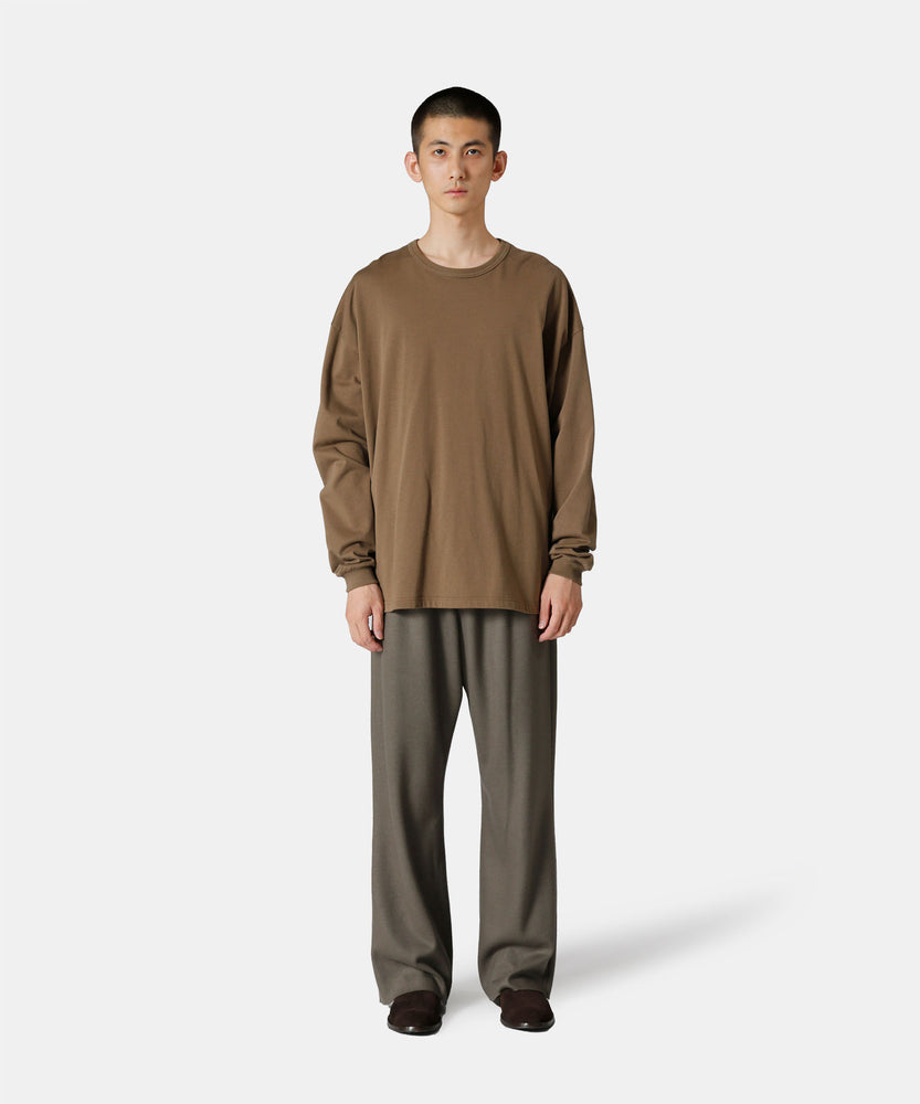 
            
                Load image into Gallery viewer, Recycle Organic Cotton  Compact Terry L/S T-Shirt
            
        