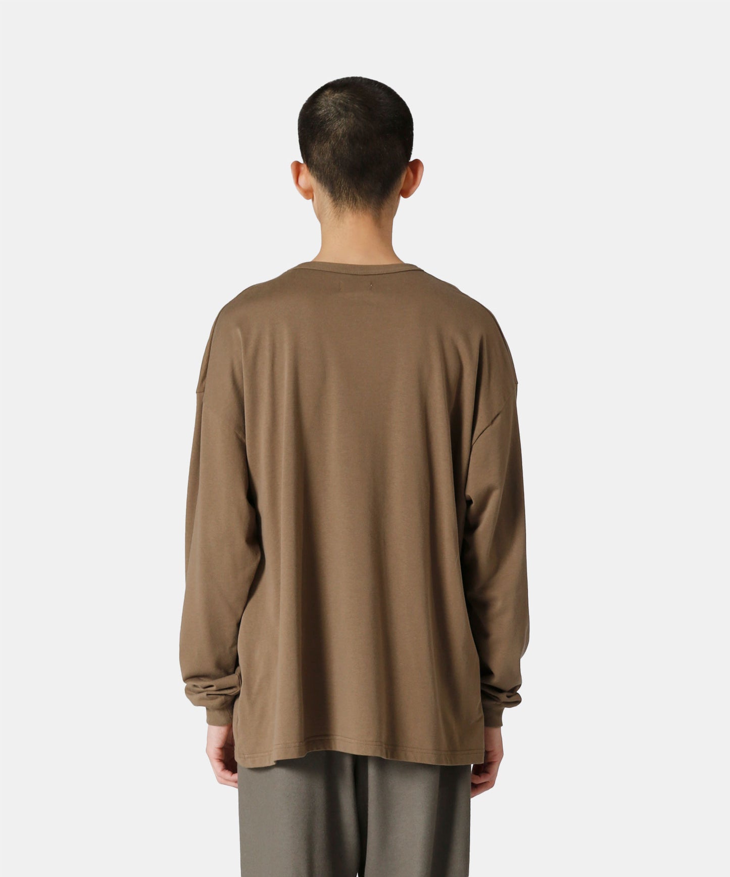 Recycled Organic Cotton Compact Terry Long-Sleeve T-Shirt