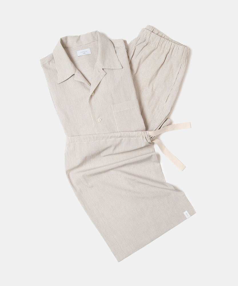 Organic Cotton Stripe Shirt & Shorts *Set