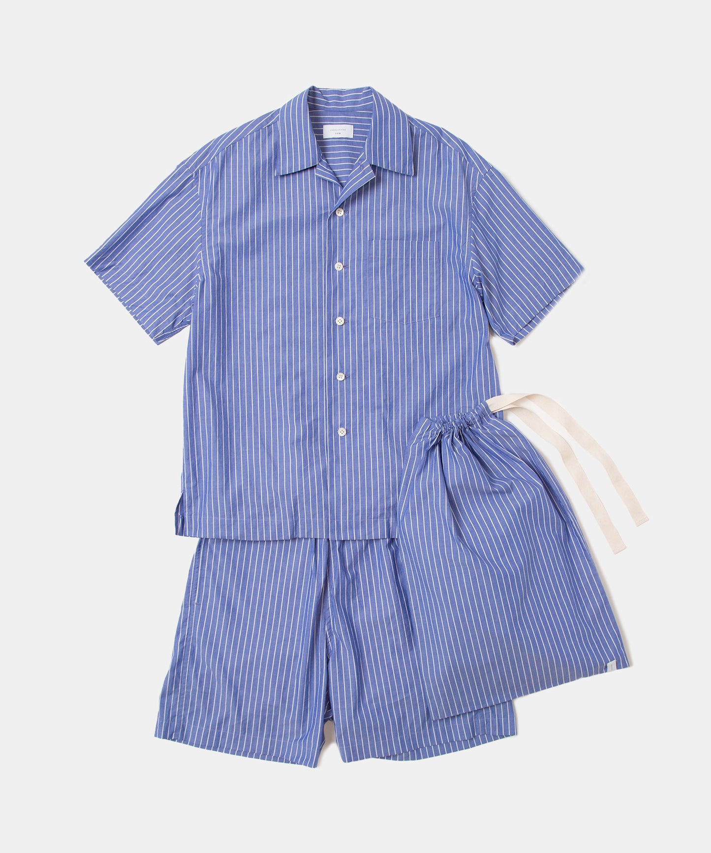 Organic Cotton Stripe Short Sleeve Shirt