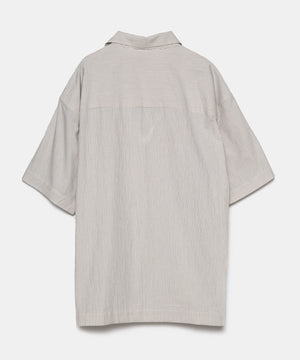 Organic Cotton Stripe Short Sleeve Shirt